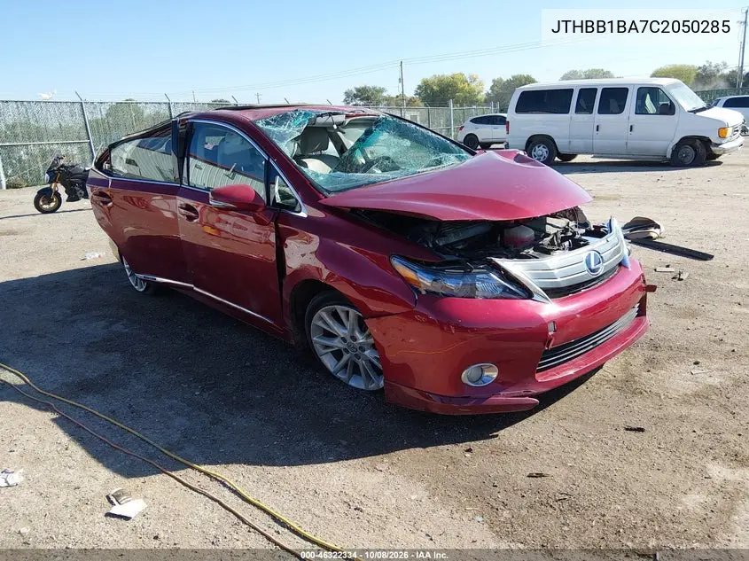 LEXUS HS 2012, VIN JTHBB1BA7C2050285