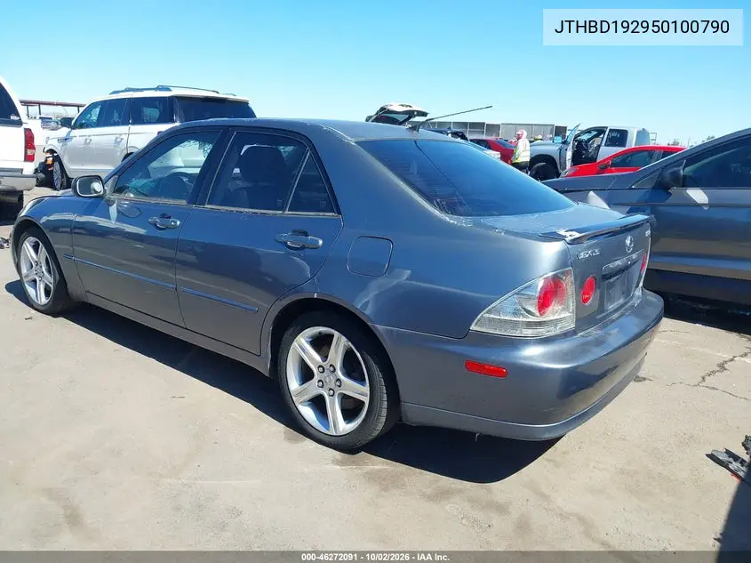 2005 LEXUS IS VIN JTHBD192950100790 — фото 3