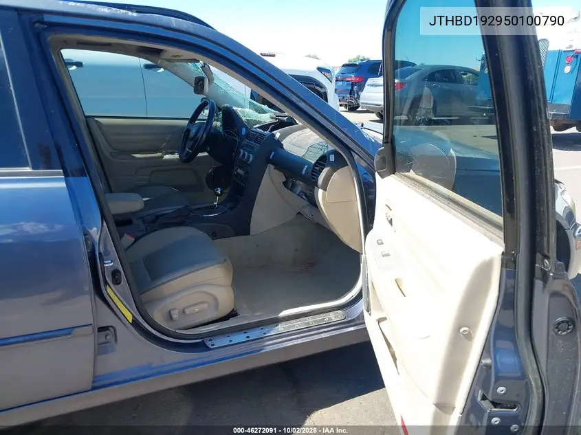 2005 LEXUS IS VIN JTHBD192950100790 — фото 5
