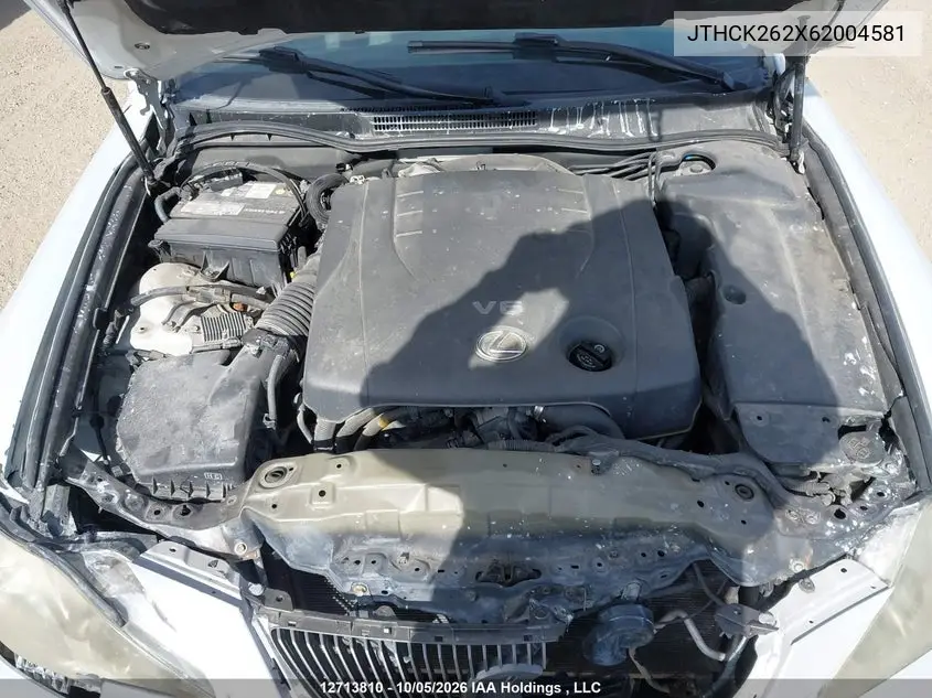 2006 LEXUS IS VIN JTHCK262X62004581 — фото 10