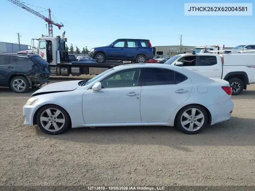 2006 LEXUS IS VIN JTHCK262X62004581 — фото 15