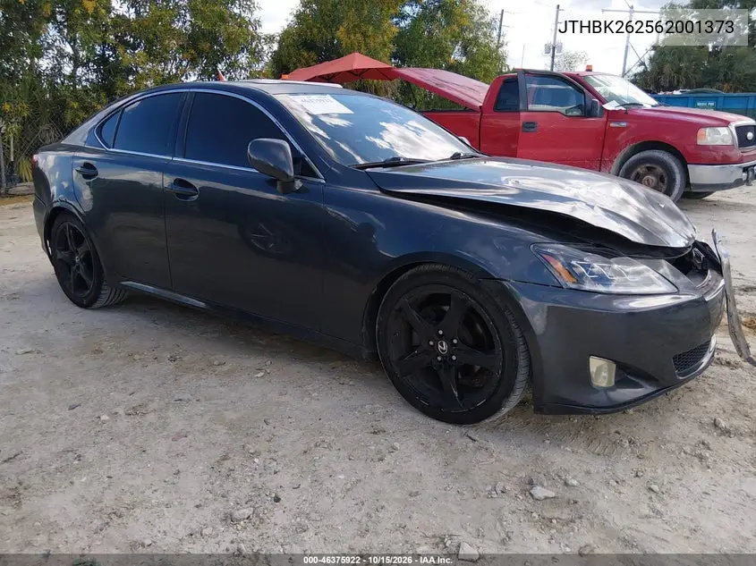 LEXUS IS 2006, VIN JTHBK262562001373