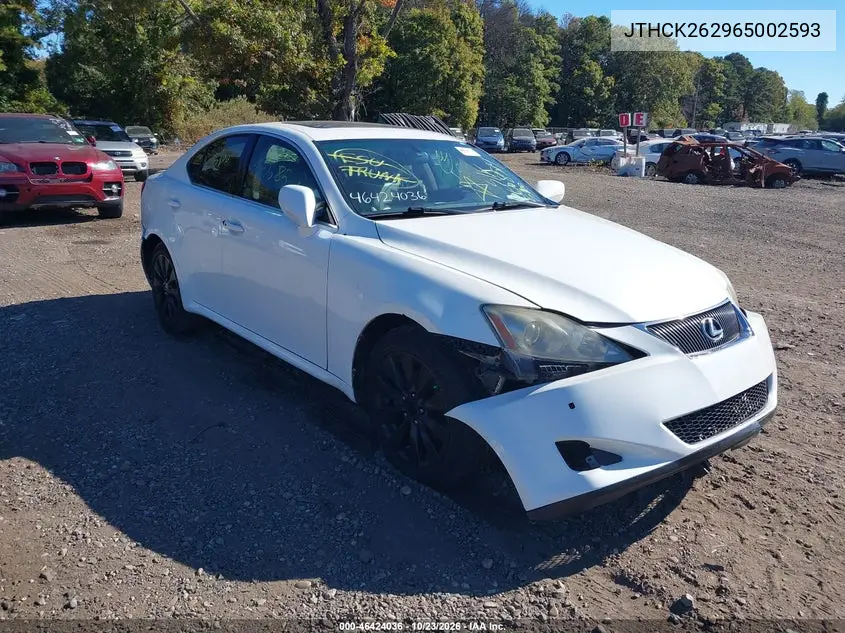 LEXUS IS 2006, VIN JTHCK262965002593