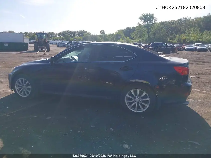 2008 LEXUS IS VIN JTHCK262182020803 — фото 14