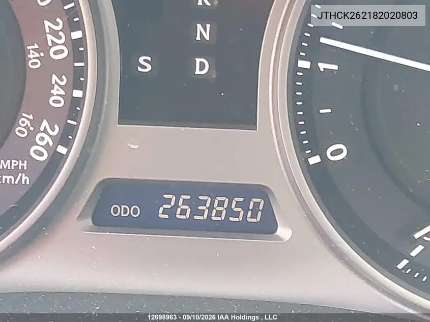 2008 LEXUS IS VIN JTHCK262182020803 — фото 15