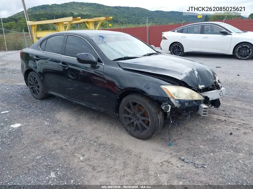 LEXUS IS 2008, VIN JTHCK262085025621