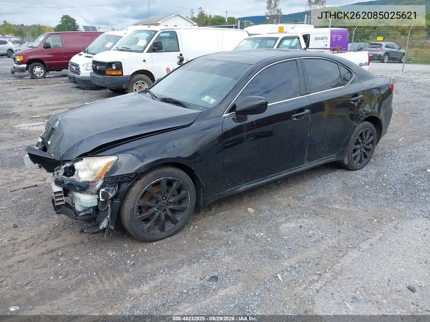 2008 LEXUS IS VIN JTHCK262085025621 — фото 2