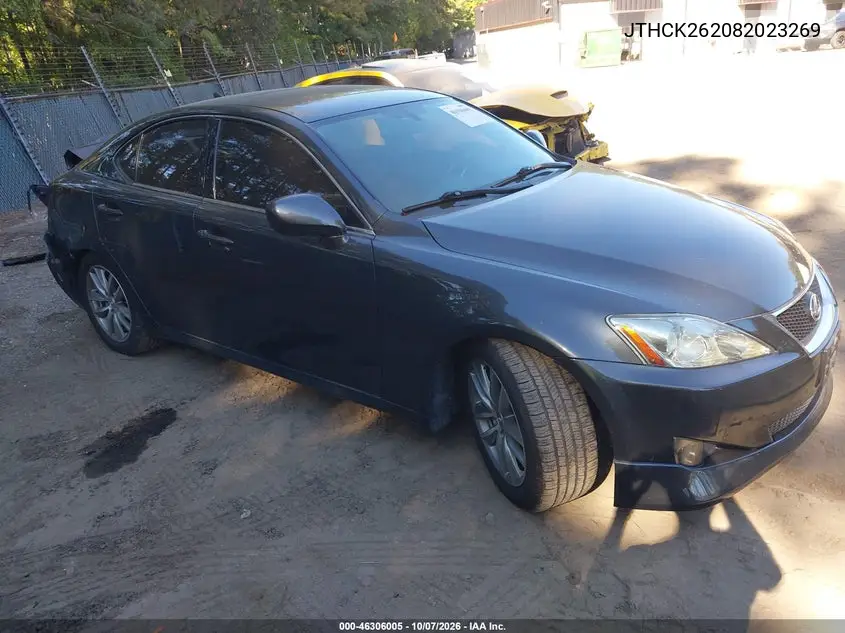 LEXUS IS 2008, VIN JTHCK262082023269