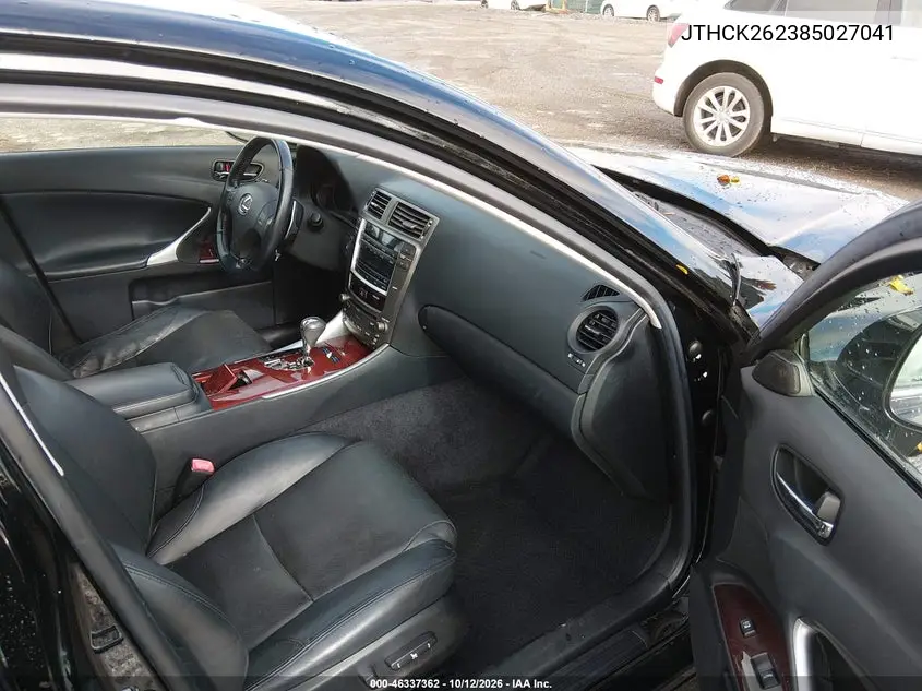2008 LEXUS IS VIN JTHCK262385027041 — фото 5