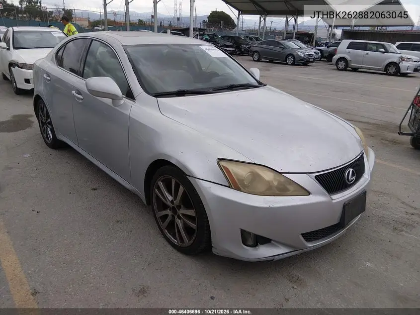 LEXUS IS 2008, VIN JTHBK262882063045