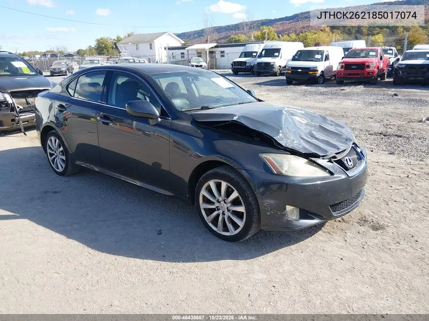 LEXUS IS 2008, VIN JTHCK262185017074