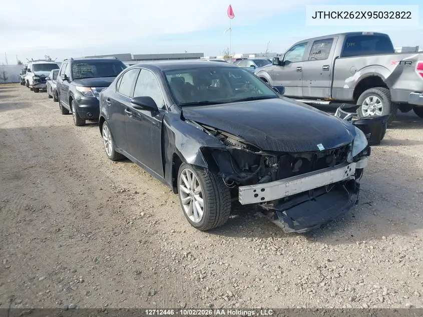 LEXUS IS 2009, VIN JTHCK262X95032822