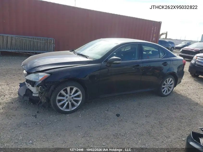 2009 LEXUS IS VIN JTHCK262X95032822 — фото 14
