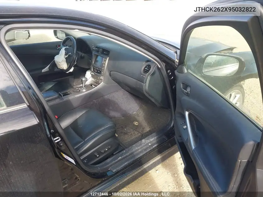 2009 LEXUS IS VIN JTHCK262X95032822 — фото 5