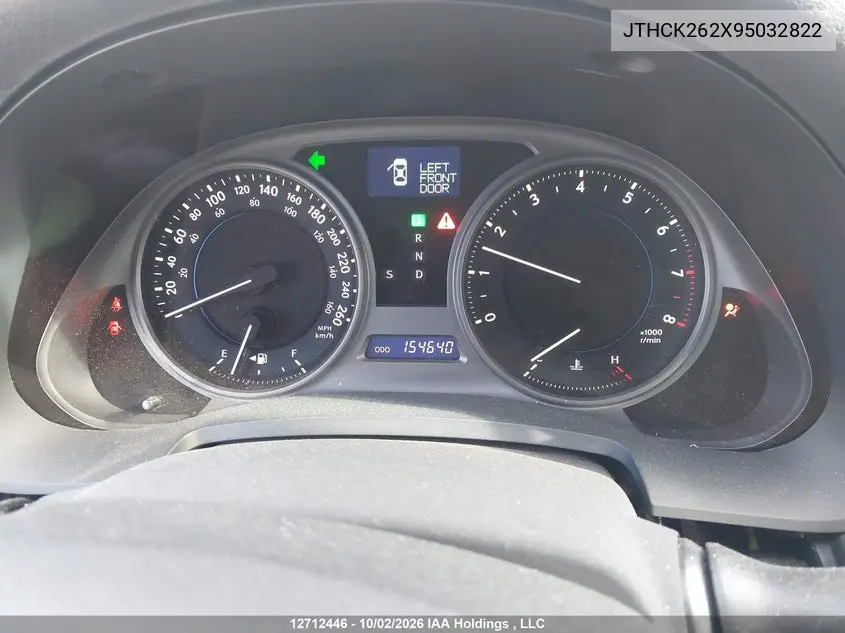 2009 LEXUS IS VIN JTHCK262X95032822 — фото 7