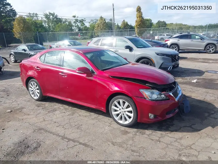 LEXUS IS 2009, VIN JTHCK262195031350