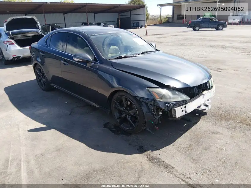 LEXUS IS 2009, VIN JTHBK262695094052