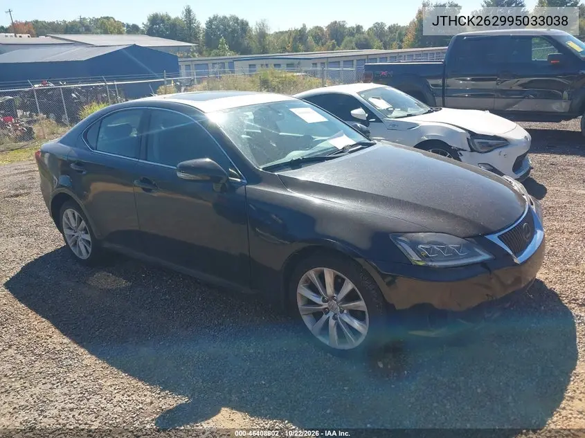 LEXUS IS 2009, VIN JTHCK262995033038