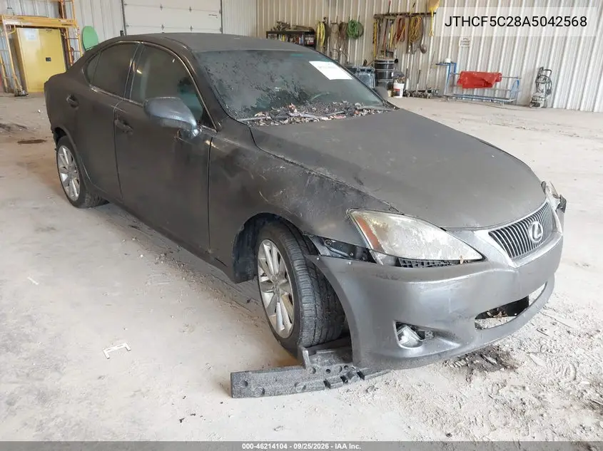 LEXUS IS 2010, VIN JTHCF5C28A5042568