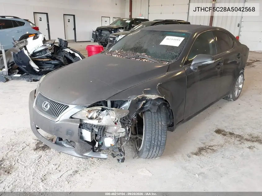 2010 LEXUS IS VIN JTHCF5C28A5042568 — фото 2