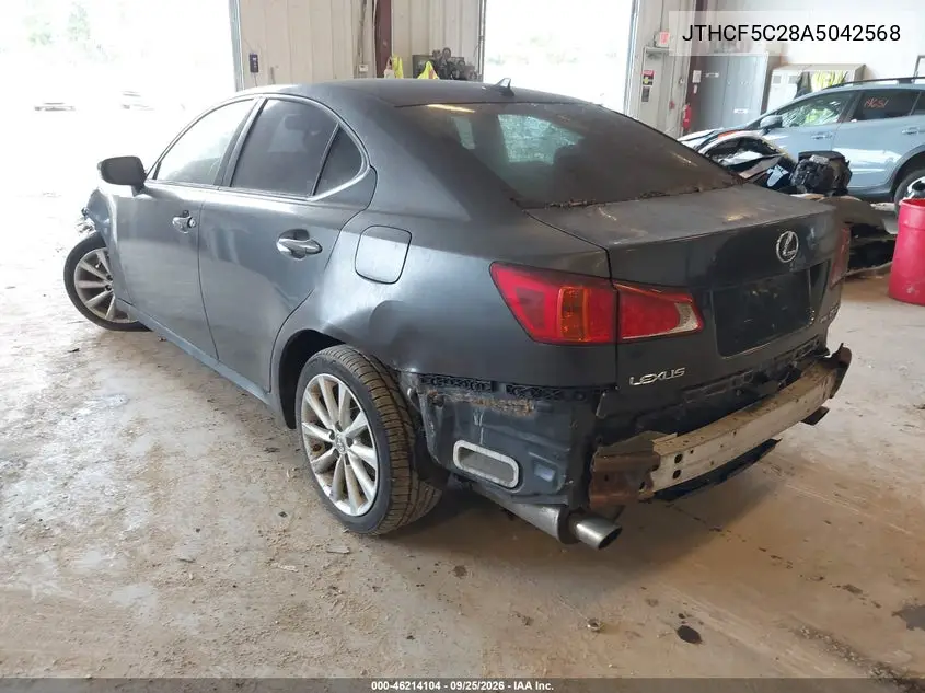 2010 LEXUS IS VIN JTHCF5C28A5042568 — фото 3