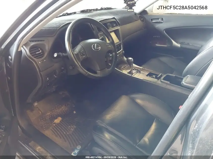 2010 LEXUS IS VIN JTHCF5C28A5042568 — фото 5