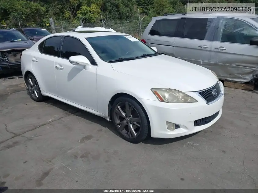 LEXUS IS 2010, VIN JTHBF5C27A2096165
