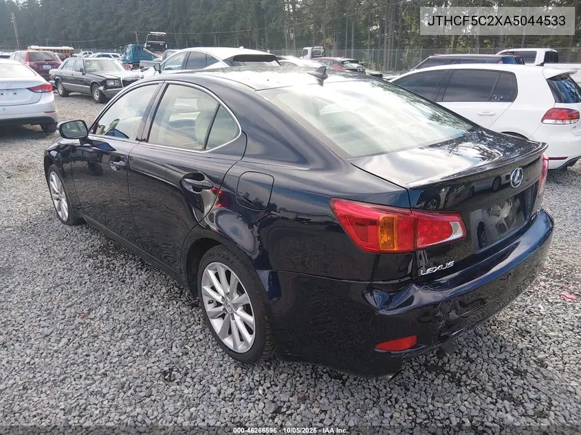 2010 LEXUS IS VIN JTHCF5C2XA5044533 — фото 3