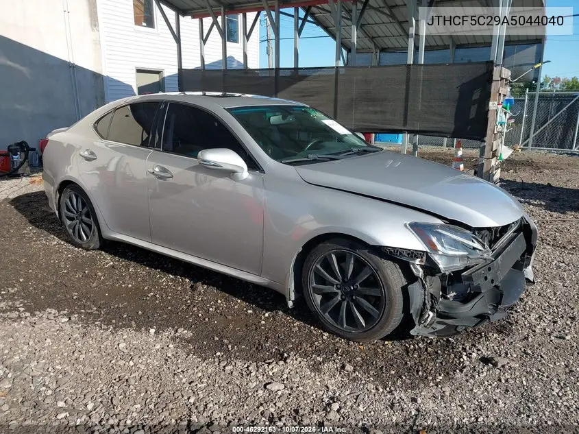 LEXUS IS 2010, VIN JTHCF5C29A5044040