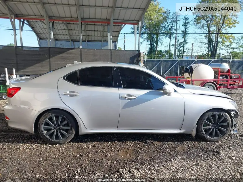 2010 LEXUS IS VIN JTHCF5C29A5044040 — фото 13