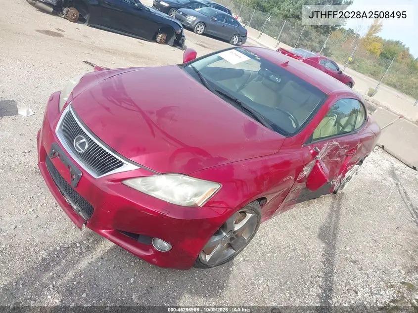 2010 LEXUS IS VIN JTHFF2C28A2508495 — фото 2