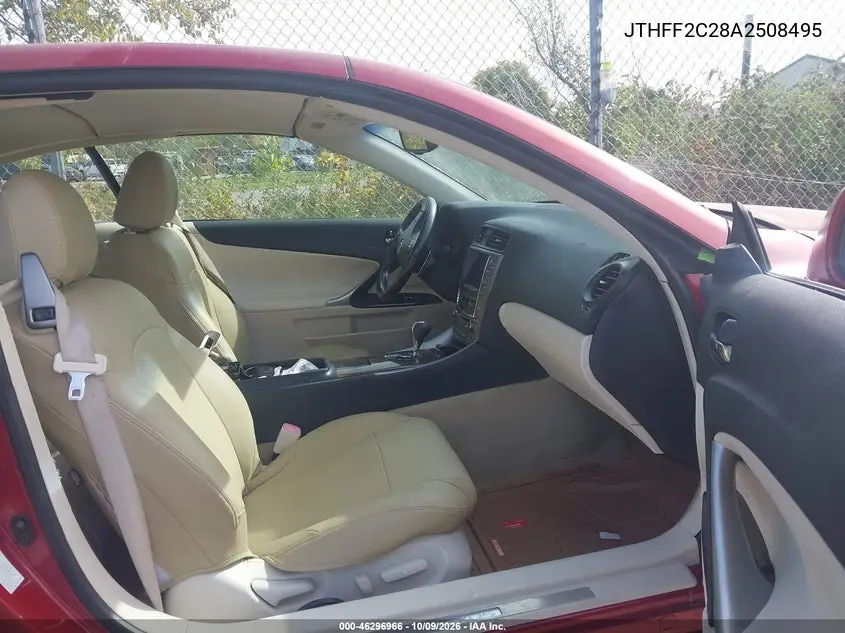 2010 LEXUS IS VIN JTHFF2C28A2508495 — фото 5