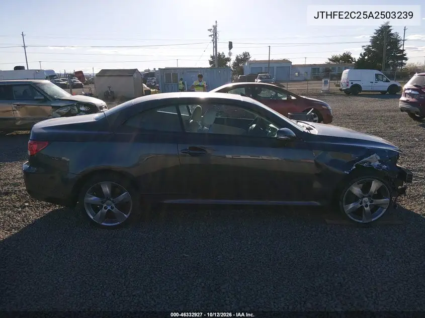 2010 LEXUS IS VIN JTHFE2C25A2503239 — фото 15