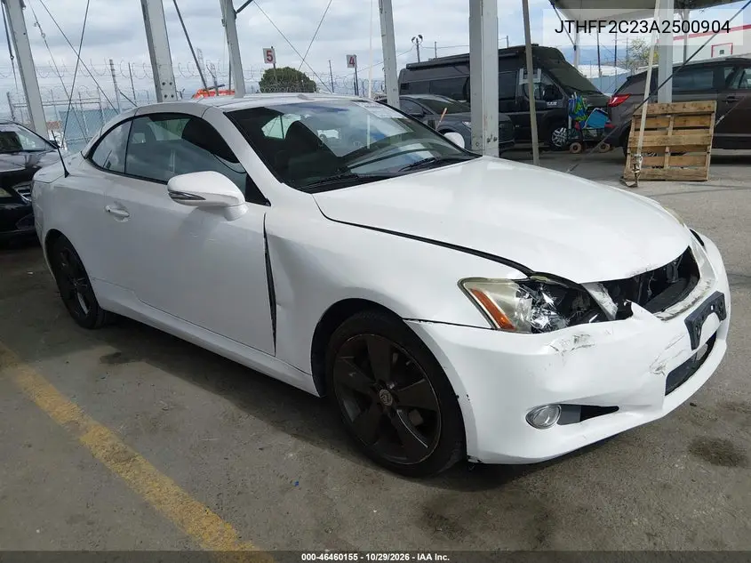 LEXUS IS 2010, VIN JTHFF2C23A2500904