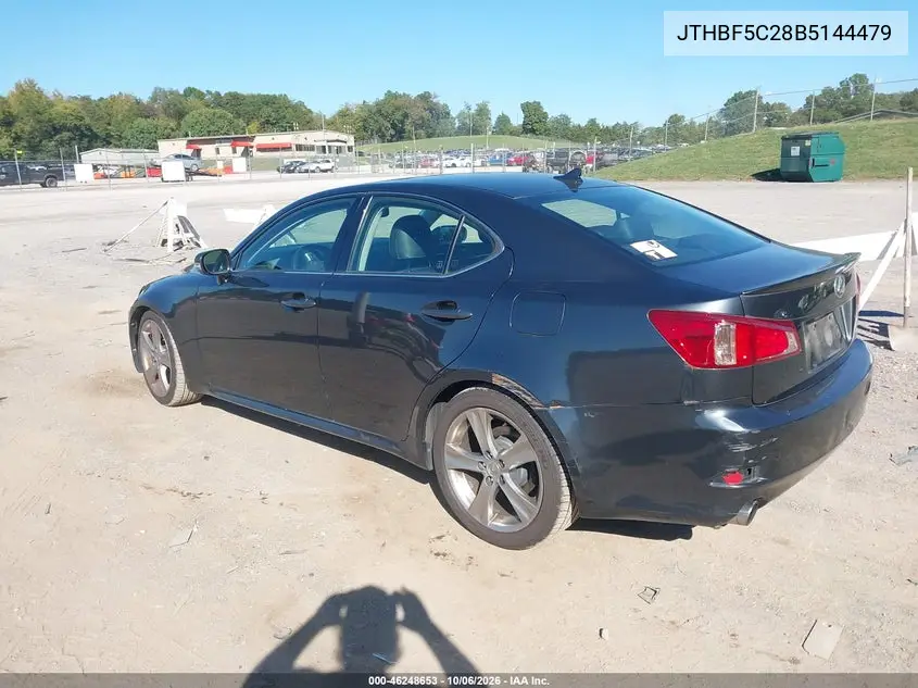 2011 LEXUS IS VIN JTHBF5C28B5144479 — фото 3