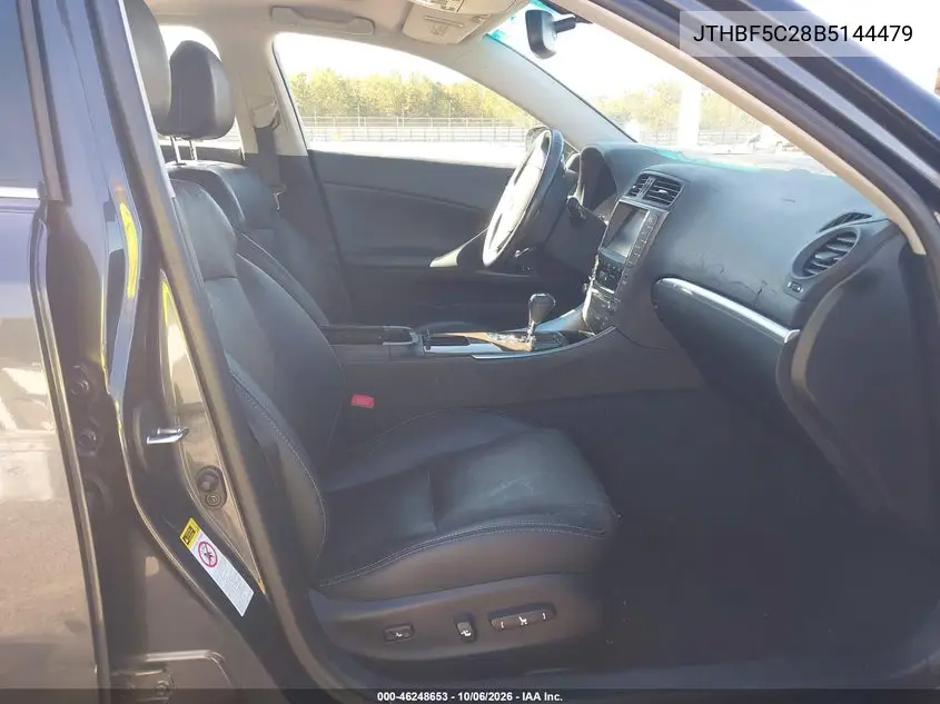 2011 LEXUS IS VIN JTHBF5C28B5144479 — фото 5