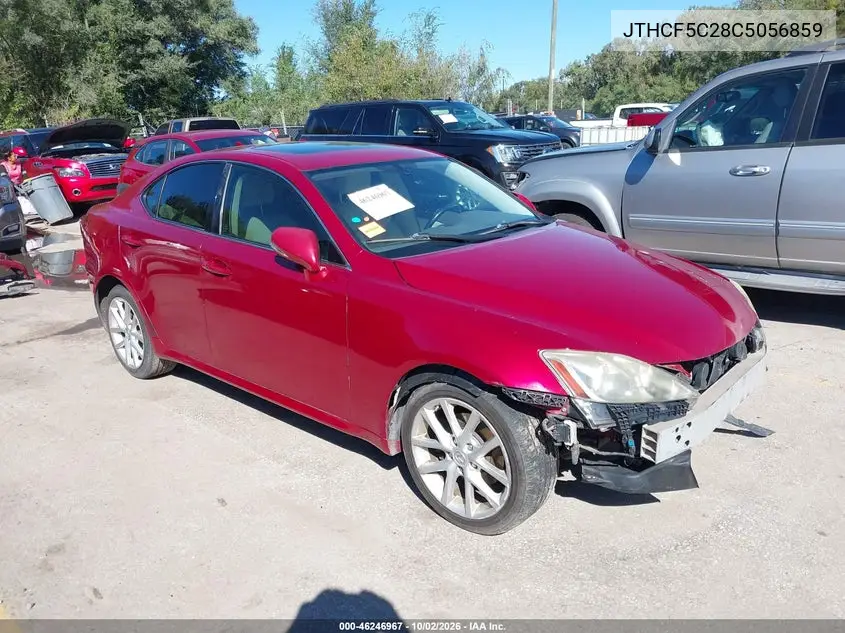 LEXUS IS 2012, VIN JTHCF5C28C5056859