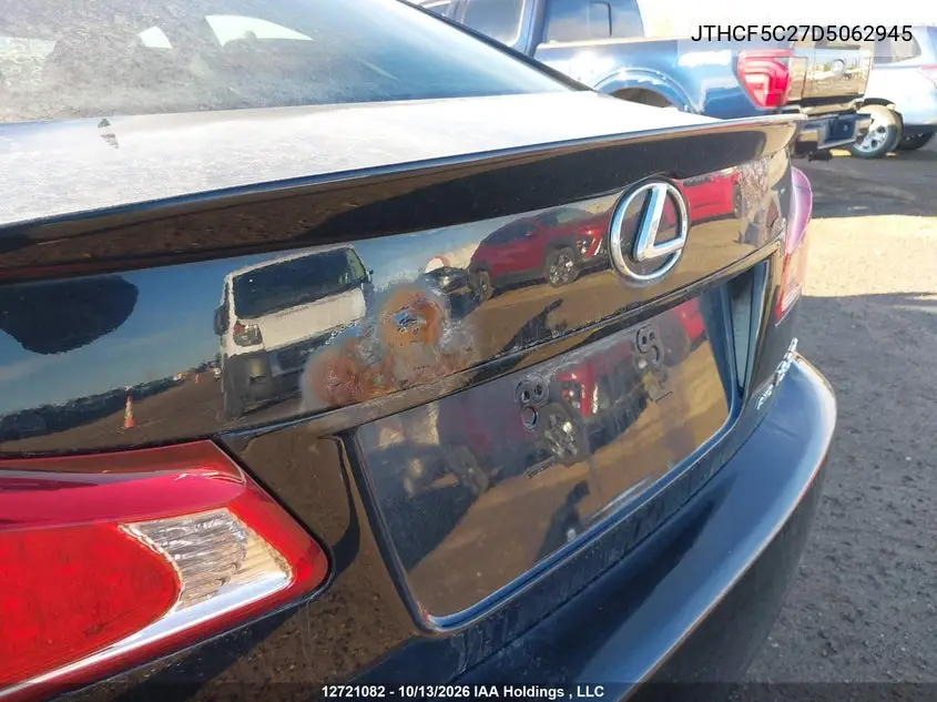 2013 LEXUS IS VIN JTHCF5C27D5062945 — фото 20
