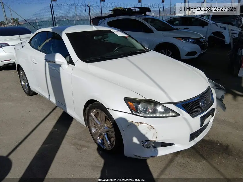LEXUS IS 2013, VIN JTHFF2C28D2527326
