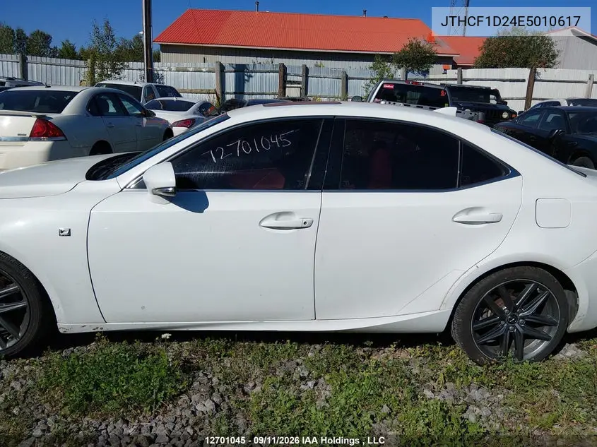 2014 LEXUS IS VIN JTHCF1D24E5010617 — фото 14