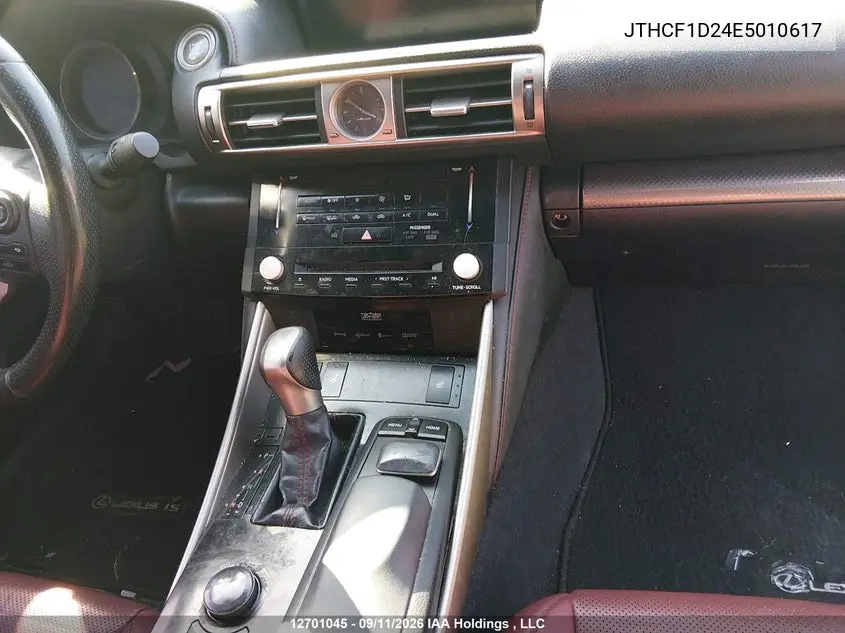 2014 LEXUS IS VIN JTHCF1D24E5010617 — фото 19