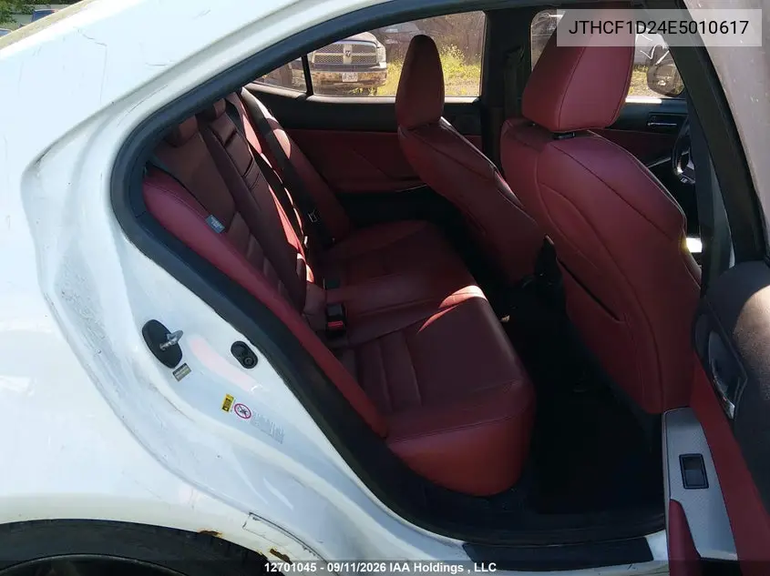 2014 LEXUS IS VIN JTHCF1D24E5010617 — фото 8