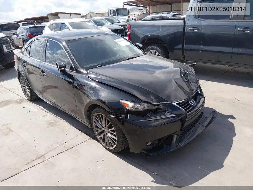 LEXUS IS 2014, VIN JTHBF1D2XE5018314