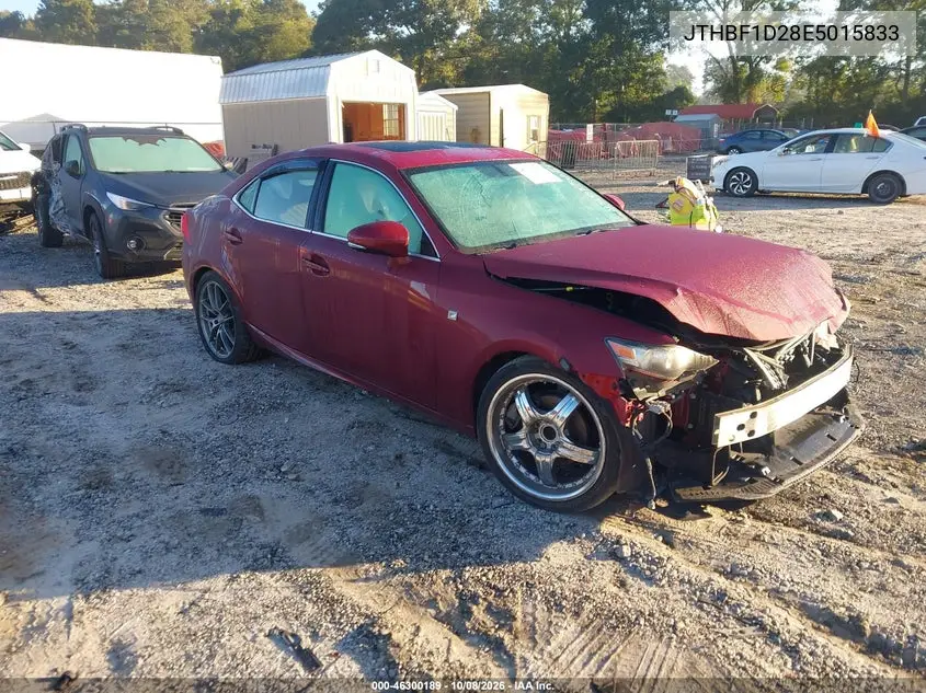 LEXUS IS 2014, VIN JTHBF1D28E5015833