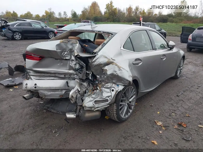2014 LEXUS IS VIN JTHCF1D23E5014187 — фото 4