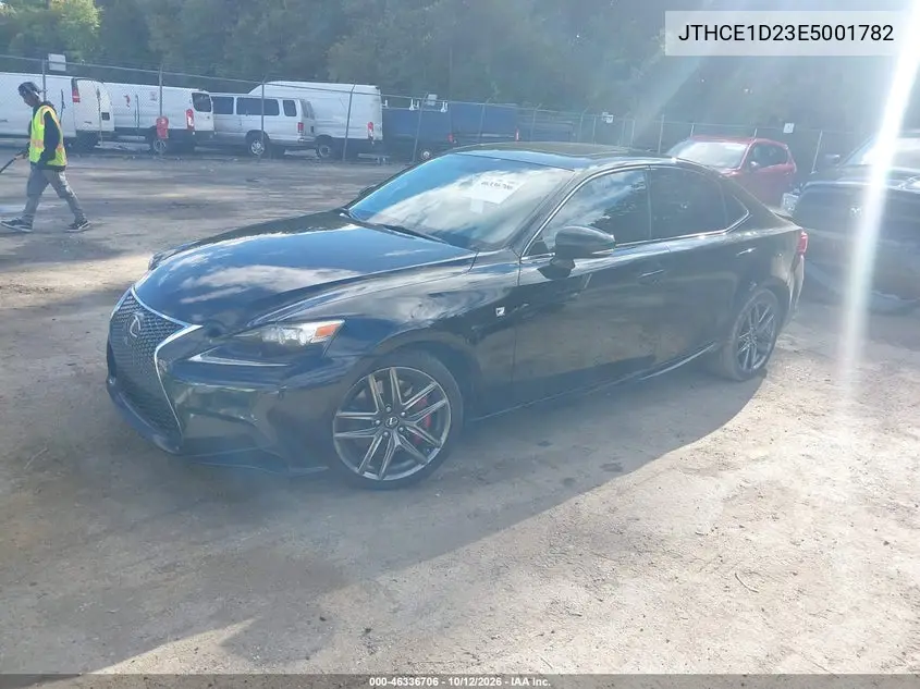 2014 LEXUS IS VIN JTHCE1D23E5001782 — фото 2