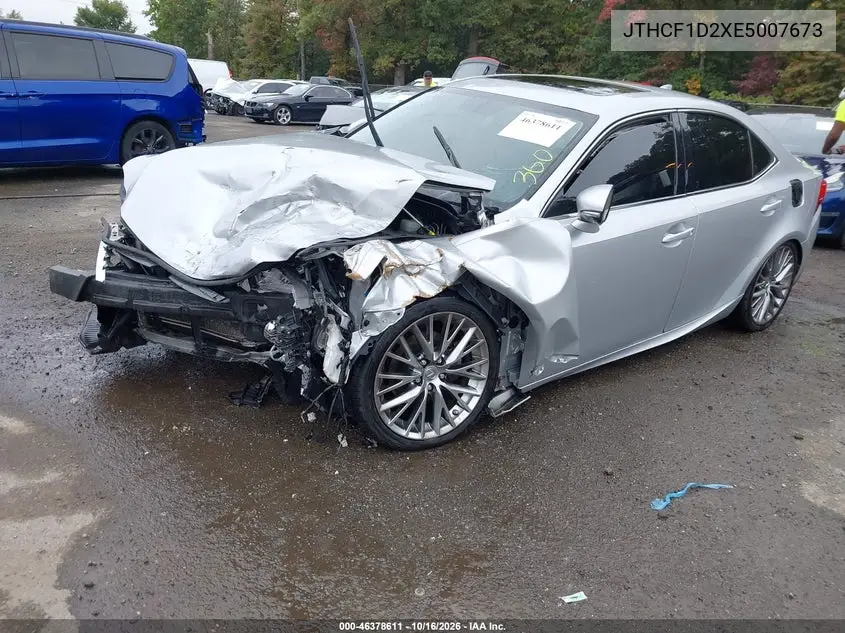 2014 LEXUS IS VIN JTHCF1D2XE5007673 — фото 2