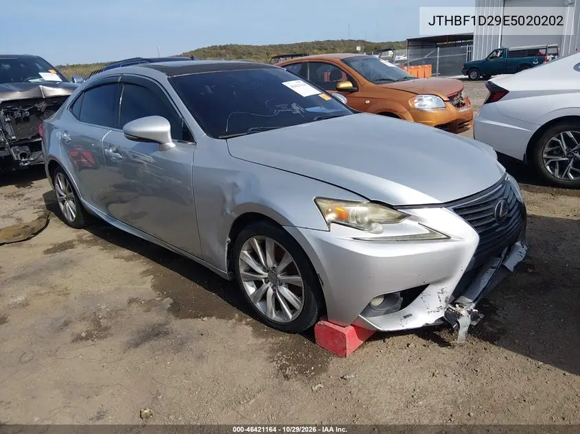 LEXUS IS 2014, VIN JTHBF1D29E5020202