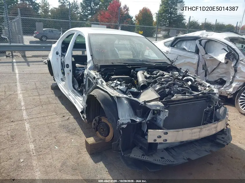 LEXUS IS 2014, VIN JTHCF1D20E5014387