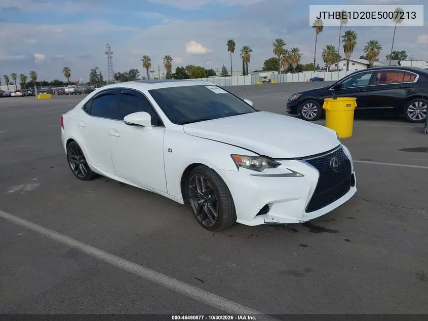 LEXUS IS 2014, VIN JTHBE1D20E5007213